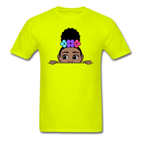 Puff Rose Girl - safety green