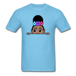 Puff Rose Girl - aquatic blue