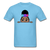 Puff Rose Girl - aquatic blue