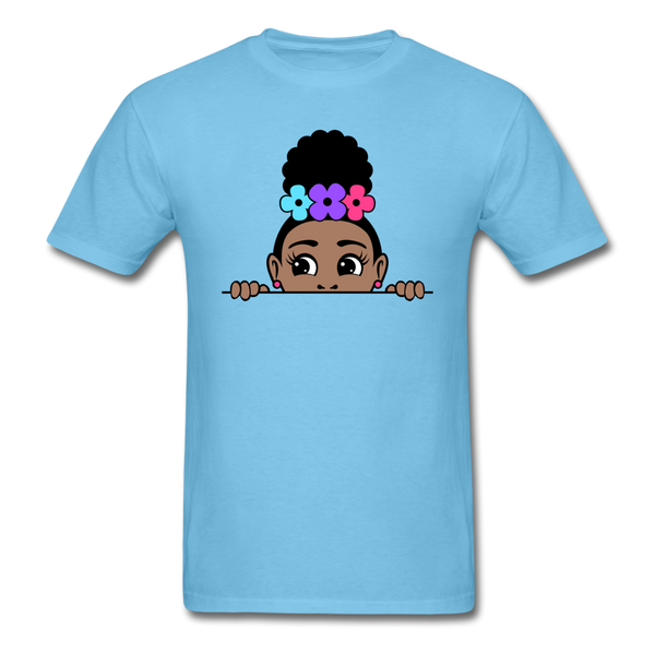 Puff Rose Girl - aquatic blue