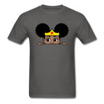 Puff Wonder Women Girl - charcoal
