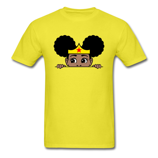 Puff Wonder Women Girl - yellow