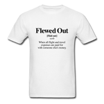 FLEWED OUT - white