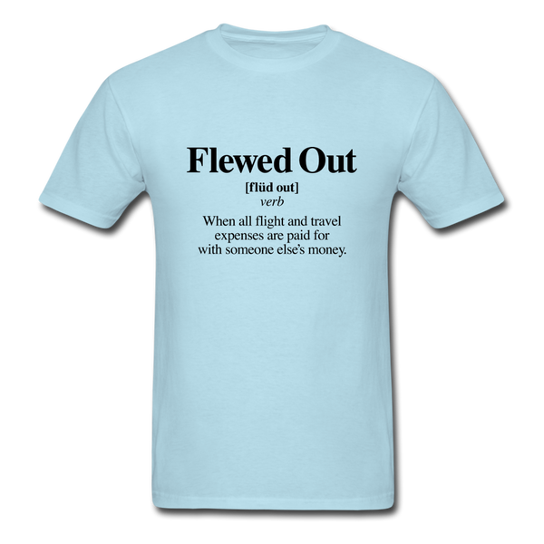FLEWED OUT - powder blue