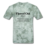 FLEWED OUT - military green tie dye