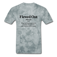 FLEWED OUT - grey tie dye