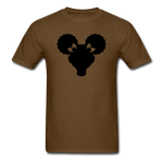 Afro Puffs Girl - brown