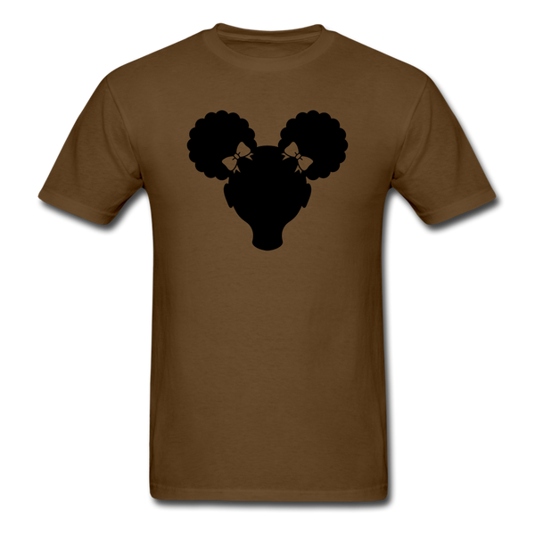 Afro Puffs Girl - brown