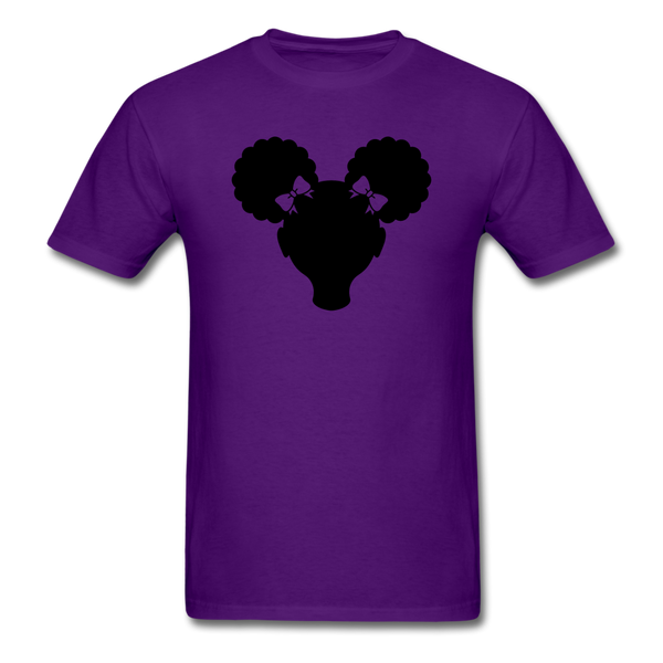 Afro Puffs Girl - purple