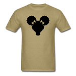 Afro Puffs Girl - khaki