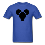Afro Puffs Girl - royal blue