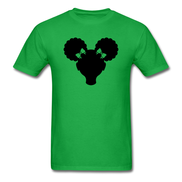 Afro Puffs Girl - bright green