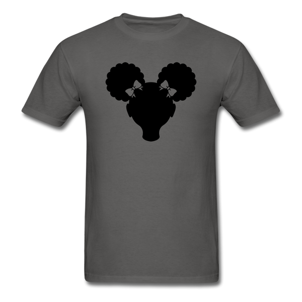 Afro Puffs Girl - charcoal