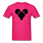 Afro Puffs Girl - fuchsia