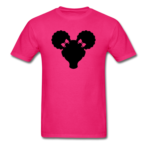 Afro Puffs Girl - fuchsia