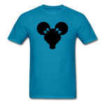 Afro Puffs Girl - turquoise