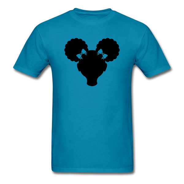 Afro Puffs Girl - turquoise