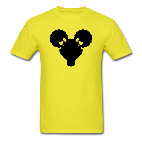 Afro Puffs Girl - yellow