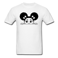 Afro Puffs Girl - white