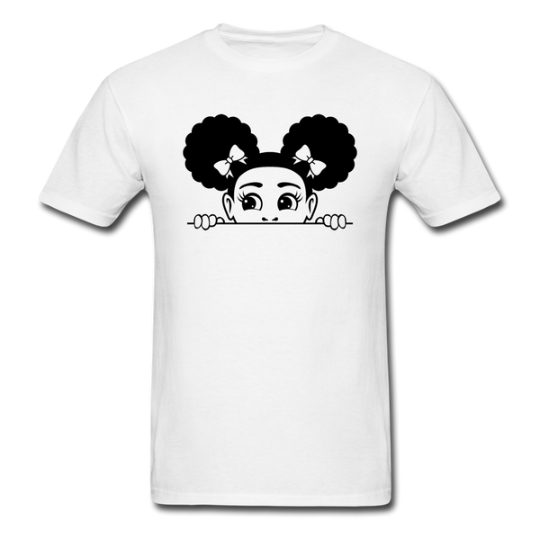 Afro Puffs Girl - white