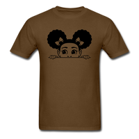 Afro Puffs Girl - brown