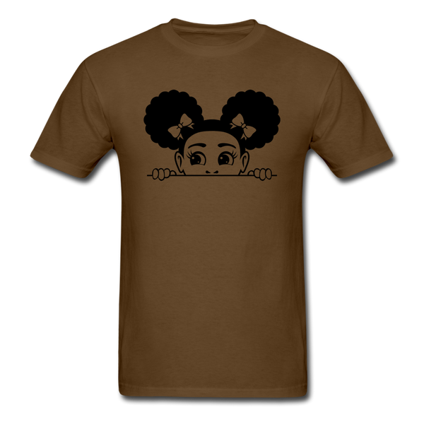 Afro Puffs Girl - brown