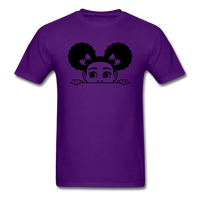 Afro Puffs Girl - purple
