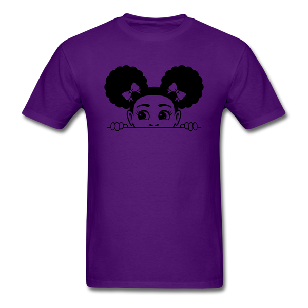 Afro Puffs Girl - purple