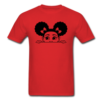 Afro Puffs Girl - red