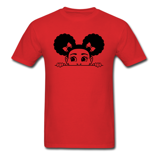 Afro Puffs Girl - red