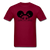 Afro Puffs Girl - burgundy