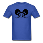 Afro Puffs Girl - royal blue