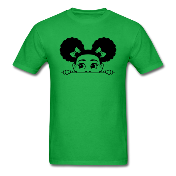 Afro Puffs Girl - bright green