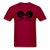 Afro Puffs Girl - dark red