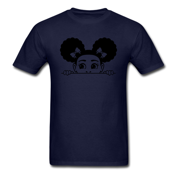 Afro Puffs Girl - navy