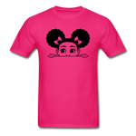 Afro Puffs Girl - fuchsia