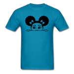 Afro Puffs Girl - turquoise