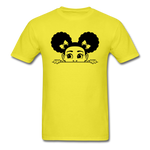 Afro Puffs Girl - yellow