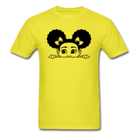 Afro Puffs Girl - yellow