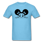 Afro Puffs Girl - aquatic blue