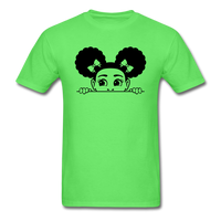 Afro Puffs Girl - kiwi