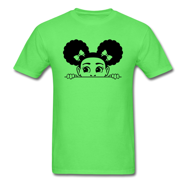 Afro Puffs Girl - kiwi
