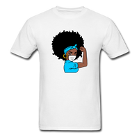 Afro Puff Nurse - white