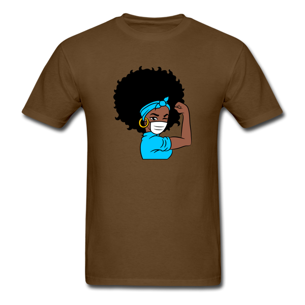 Afro Puff Nurse - brown