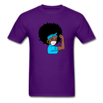 Afro Puff Nurse - purple