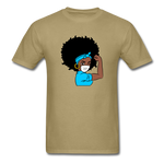 Afro Puff Nurse - khaki