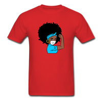 Afro Puff Nurse - red