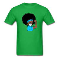 Afro Puff Nurse - bright green