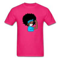 Afro Puff Nurse - fuchsia