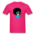 Afro Puff Nurse - fuchsia